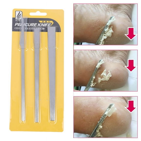 3Pcs/SET Dead Skin Pedicure Knife Ingrown Nail Correction Professional Foot Care
