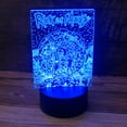 thumbnail image 4 of 3D Ricky and Morty Teleportation Desk Light, 7 Color LED Base Lamp with USB, Battery, and a Touch control Rotating Fade or Solid Color mode. A perfect Nightlight for Kids or a unique gift for any age., 4 of 6