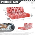 thumbnail image 7 of Yuyamidu Red Heart RV Dinette Cushion Covers Booth Set Valentine's Day RV Couch Cushion Cover Camper Cushion Slipcover 2 Pcs Comfortable Furniture Protector for RV Car Bench, 7 of 7