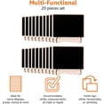 thumbnail image 3 of Mini blackboards on wooden easels, set of 20, 3 of 7