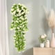 thumbnail image 1 of Flores colgantes Decoraciones artificiales Plantas colgantes de seda sintética Flores artificiales colgantes Ramas falsas, 1 of 6