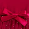 thumbnail image 4 of ZACPNCV Girl Sparkly Sequins Star Dress Flutter Sleeve Tulle Tutu Teen Girl Birthday Dress Kids Wedding Christmas Outfits Red 9-10 Years, 4 of 9