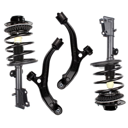SCITOO Front Strut Spring Assembly Control Arm and Ball Joint Assembly Fit for 2001 2002 2003 2004 2005 2006 2007 for Chrysler Town Country 2001 2002 2003 2004 2005 2006 2007 for Dodge Caravan