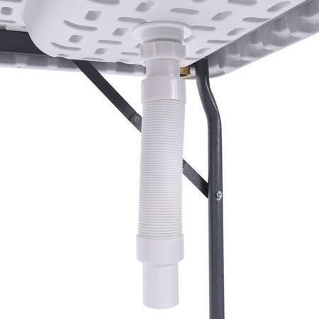 Folding Portable Fish Table Hunting Cleaning Cutting Camping Sink Faucet