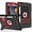 Black and Red, variant on AVAWO Case for iPad 9th/8th/7th Generation (2021/2020/2019), iPad 10.2 Case with Pencil Holder & Kickstand, Hybrid Shockproof Protective Cover Case for iPad 9 8 7 Gen 10.2", Black and Turquoise