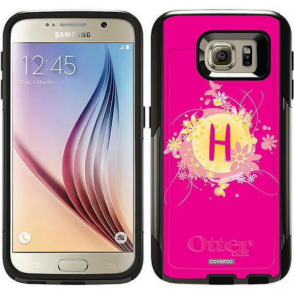 Spot goodsFunky Floral H Design on OtterBox Commuter Series Case for Samsung Galaxy S6