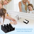 thumbnail image 3 of 2 pack Silicone Soap Dish Holder for Shower, Kitchen Sink Bathroom Countertop Shower Caddy, Non-Slip Bar Soap & Sponge Organizer with Drainage, 3 of 7