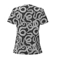 thumbnail image 4 of Naloa Snake Print T-Shirts Short Sleeve V Neck Tees for Women Fashion Tops Trendy Lightweight Soft Casual Summer Outfits Clothes, 4 of 5