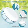 thumbnail image 4 of Étui de Bain pour Dentier Boîte de Dentier Réutilisable Support de Dentier Portable Boîte de Rangement Mini en Silicone Durable avec Trous de Ventilation Dentier Premium Étanche, 4 of 5
