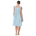 thumbnail image 3 of Aria Women's Sleeveless 100% Cotton Nightgown, Sizes XS-5X, 3 of 7