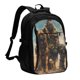 thumbnail image 1 of Disketp desert Man Shepherd Dog Mochila de Viaje Estampada para Laptop con Puerto de Carga USB, Mochila Impermeable para Computadora – Regalo para Hombres y Mujeres, 1 of 7