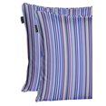 thumbnail image 2 of S4Sassy Blue Cotton Flex Stripe Living Room Dori Sofa Cushion Cover Printed Home Decor Pillow Cases 2Pcs-18 x 18 Inches, 2 of 5