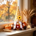 thumbnail image 2 of Thanksgiving Gnome Decorations,Handmade Gnome Doll Decor Toy | Gnomes Ornaments with Pumpkin Corn Maple Leaves | Fall Gifts for Shelf Display, 2 of 7