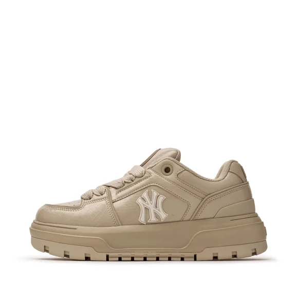 MLB Chaussures de Course Unisexes à Doublure Épaisse Lux New York Beige