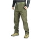 thumbnail image 2 of Pantalones de trabajo largos para hombre, elegantes, de color sólido, con múltiples bolsillos y cálidos., 2 of 3