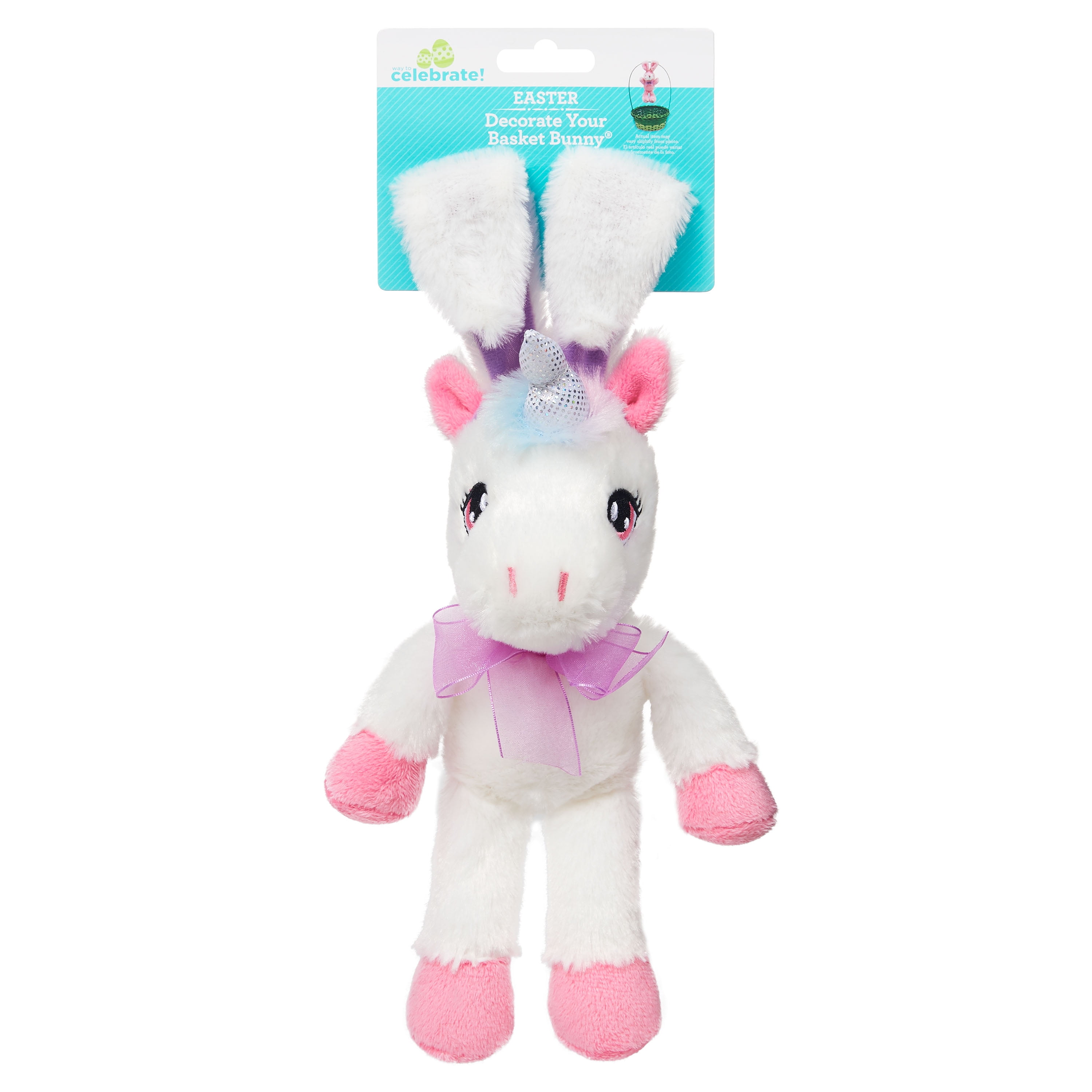 unicorn plush easter basket