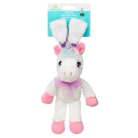 Way To Celebrate Easter Plush Unicorn Basket Hanger