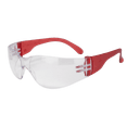 thumbnail image 4 of Safe Handler Clear Lens Red Temple Safety Glasses For Men/Women (Pack of 12), 4 of 11