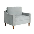 thumbnail image 3 of Studio Living Sanborn Modern Arm Chair, Light Gray Woven Fabric, 3 of 10