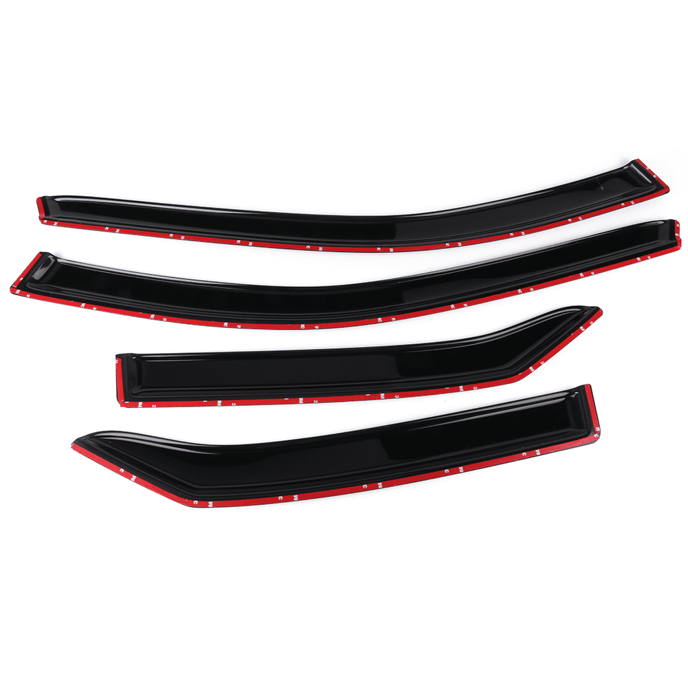 Ikon Motorsports Compatible with 15-17 Toyota Camry Sedan Acrylic Window Visors Vent Windshield Deflector Rain Guard 4Pc Set Outside Mount 2015 2016 2017