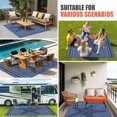 thumbnail image 3 of Navy Blue Starfish Outdoor Rug for Patio/Deck/Porch, Non-Slip Large Area Rug 3 x 5 Ft, Coastal Summer Beach Ocean Buralp Indoor Outdoor Rugs Washable Area Rugs, Reversible Camping Rug Carpet Runner, 3 of 8