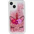 thumbnail image 6 of Glitter Case for iPhone 16 Pro Max, iPhone 16 Pro Max Liquid Case Cute Pink Moving Liquid Floating Sparkle for Girls Women Clear Soft TPU Protective Cover for iPhone 16 Pro Max 6.9" Dandelion, 6 of 10