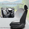 thumbnail image 5 of Fit for HONDA HR-V 2023-2026, Waterproof Leather 5 Piece Full Set Wear Resistance Beautify Interior, Black and Gray Car Seat Covers, Airbag-Compatible, 5 of 9