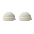 thumbnail image 3 of Minnieouse Sombrero de hilo de punto de invierno personalidad Unisex moda al aire libre cálido gorros de cabeza corta hombres mujeres sombreros Type2 NO2, 3 of 6