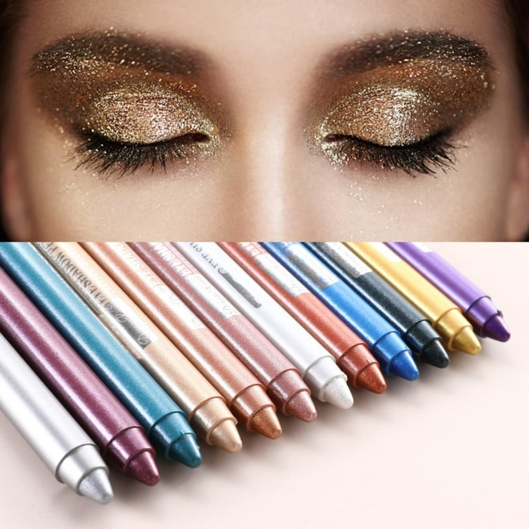 Hotiary Chameleon Eyeshadow Stick Metallic High Pigments Makeup Metals  Gloss Shimmer Shining Eye Shadow for Eyes Sparkling Pen Kit Gift for Lady  (6
