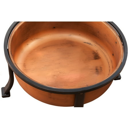 Fire Sense - Lumina Wood Burning Fire Pit - Copper