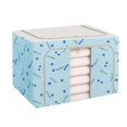thumbnail image 1 of caja de almacenamiento de tela Oxford, caja de almacenamiento plegable de tela Oxford grande, caja de almacenamiento con soporte de marco de acero de 66 l, Lan Tao, 1 of 3