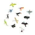 thumbnail image 1 of 12 Pcs Figurines d'Animaux Réalistes Figurines Être Légèrement Différentes pour Collection Fournitures de Fête Oiseau, 1 of 9