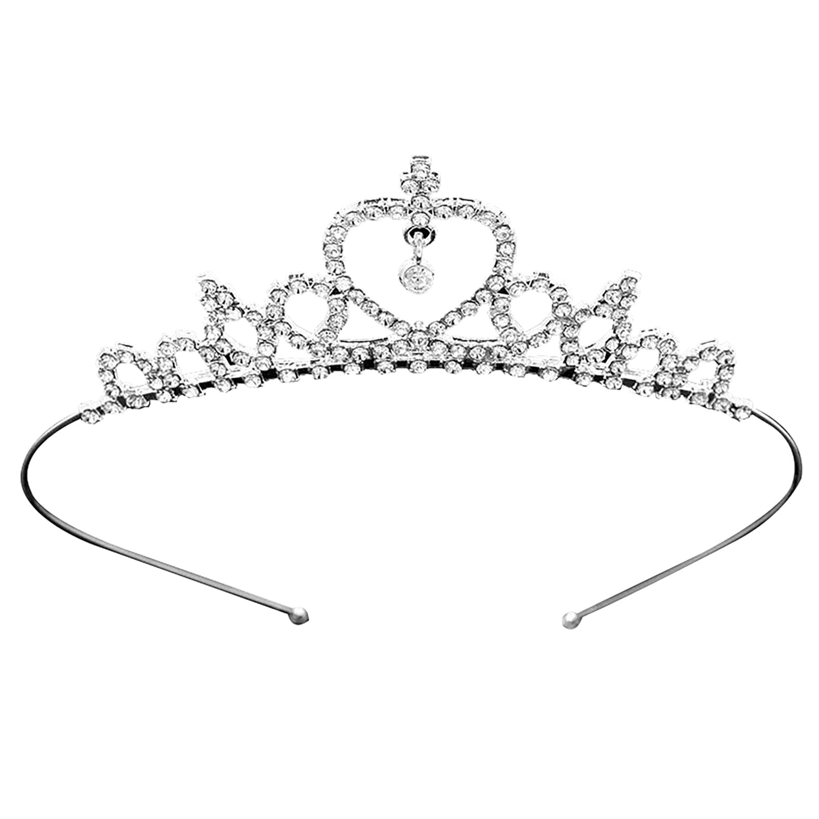 Baby Kids Girls Princess Crystal Tiara Crown For Birthday Party Alloy&Rhinestone 