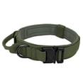 thumbnail image 1 of Tactical collar de perro, entrenamiento militar ajustable correa la manija y heavy metal broche, 1 of 5