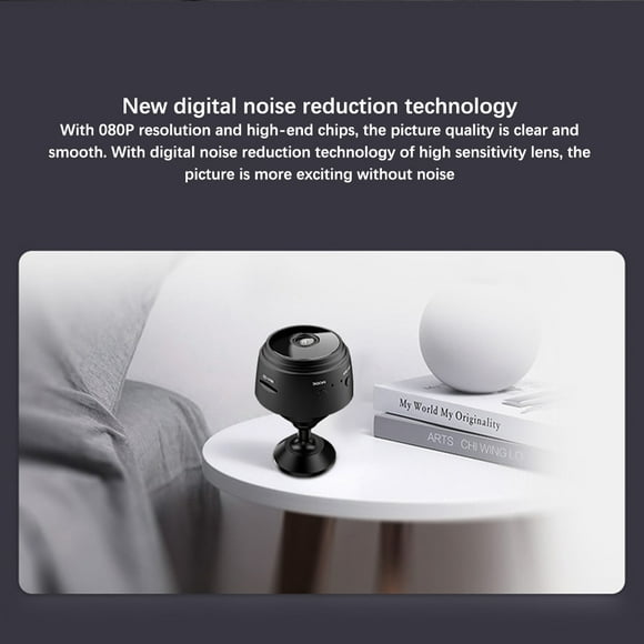 Methold Mini cámara grabadora de vídeo cámara inalámbrica mano de obra fina sin rebabas accesorios de larga duración para exteriores suministros de Cámaras de vídeo Blanco Estándar