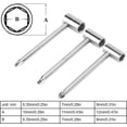 thumbnail image 3 of HUGFEGWE Truss Rod Wrench, Truss Rod Tool, Truss Rod Tool,3PCS Guitar Rod Wrench Iron 7MM / 8MM / 6.35MM Universal Instrument Adjustment ToolBlack (Silver 6.35MM+7MM+8MM three sets) CJB91-121634, 3 of 9