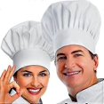thumbnail image 1 of Chef Hat, Adult Premium Adjustable Elastic Baker Kitchen, 1 of 4