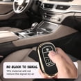 thumbnail image 3 of Key Fob Cover Compatible with Fit for Honda Accord Civic CR-V HR-V Pilot Passport Ridgeline Keychain Case Holder Protector,Gold-black, 3 of 6