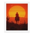thumbnail image 5 of Paint By Numbers Kit for Adults Beginner - DIY Cowboy Sunset Desert Silhouette Scene Canvas Painting Kits for Adults, Frameless Paint By Number for Adults for Home Wall Decor 16x20 Inch, 5 of 7