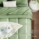 thumbnail image 3 of Set de edredón SunStyle Home Full/Queen, 7 piezas, verde, 3 of 9