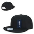 thumbnail image 2 of Decky 360 6 Panel High Profile Structured Ripstop Snapback Hat-Black, 2 of 3