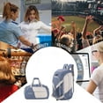 thumbnail image 1 of Bolsa de viaje deportiva multifuncional | Bolsa de lona portátil y de hombro | Tela Oxford impermeable | Separación en seco y húmedo | Compartimento para zapatos | Para el entrenamiento de natación, 1 of 8