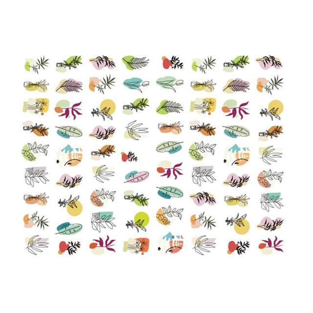 Seitruly Pegatinas para uñas, calcomanías en relieve 3D, impresión de deslizadores de belleza para manicura, decoración DIY, adhesivo, accesorios de Juegos de manicura WG477 Seitruly CE012223-12B