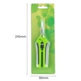 thumbnail image 5 of Precision Garden Trimming Scissors Heavy Duty Steel Pruning Tool for Shrubs Roses , Green Straight Blade, 5 of 7