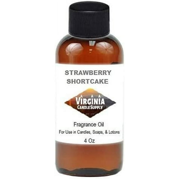 Strawberry Shortcake Fragrance Oil 4 oz Bottle for Candle Making, Soap Making, Tart Making, Room Sprays, Lotions, Car Fresheners, Slime, Bath Bombs, Warmers