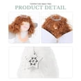 thumbnail image 4 of White Christmas Angel Tree Topper for Decoration PVC Plush Material Adds Festive Atmosphere 1Pc, 4 of 8