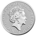 thumbnail image 3 of British Royal Mint Queen's Beast; White Greyhound - 2 Oz Silver Coin .9999 Pure , Bullion, 3 of 4