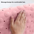 thumbnail image 4 of Corner Shower Mat, Non Slip Bathtub Mats PVC Bath Mat, Machine Washable Sector Shower Mat, Safe Shower Pad with Suction Cup Quick Drain for Bathroom Wet Areas, 4 of 6