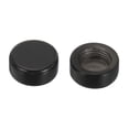 thumbnail image 4 of Uxcell M10 15x6mm Lamp Finial Cap Knob Flat Screw Cap Nut Female Thread Light Fixtures Decoration Black 10 Pack, 4 of 6