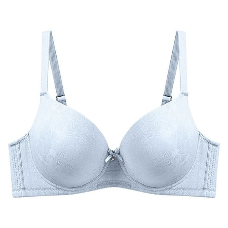 Women s Push Up Bra Plus Size Jacquard Everyday Basic Comfort Lightly Padded Underwire Plunge T-Shirt Bra Lift Up Bralette for D Cup